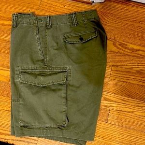 POLO Ralph Lauren Mens Cargo Shorts Green 35